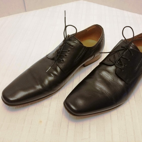 EUC Men's ALDO Calfskin Leather Lace Up Oxford 10m - Picture 2 of 8